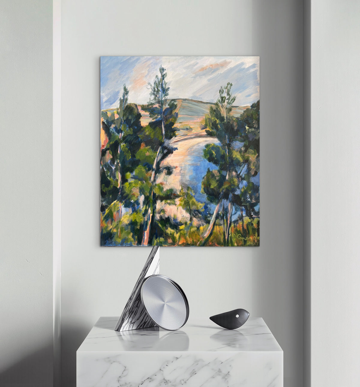 Paulilles la plage — Peinture figurative originale