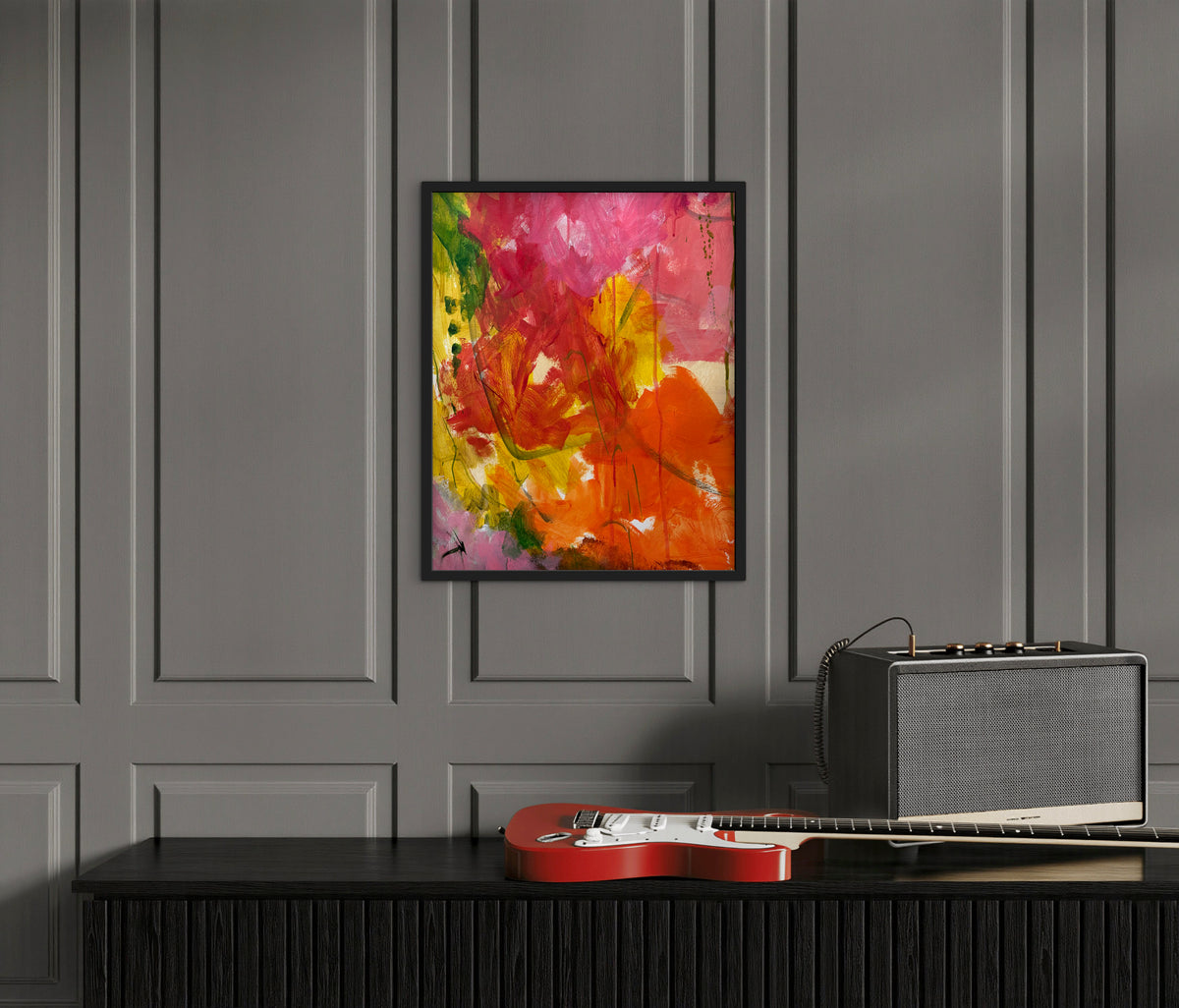 Capucine – Peinture abstraite originale