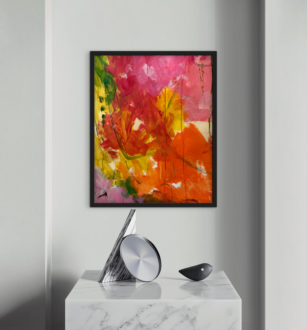 Capucine – Peinture abstraite originale