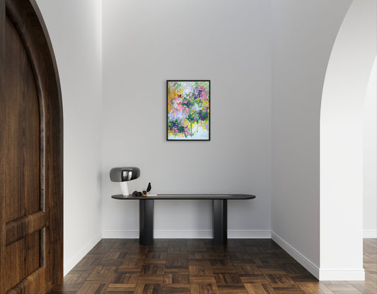 Lilla e Rosa – Peinture abstraite originale