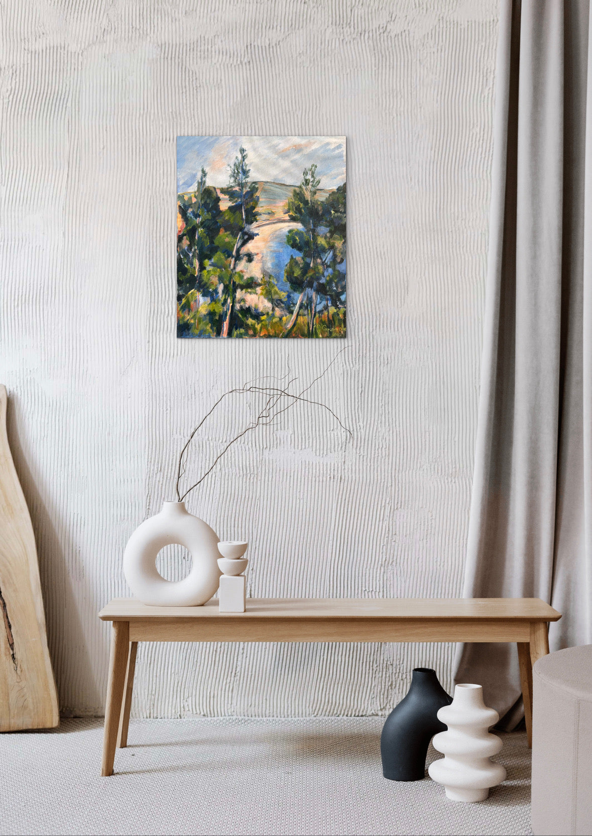 Paulilles la plage — Peinture figurative originale