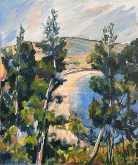 Paulilles la plage — Peinture figurative originale